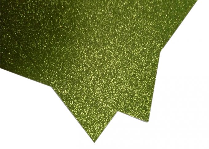 Funkeln-Papier des Grün-300g, Scrapbooking-Doppeltes versah das Cardstock Funkeln mit Seiten